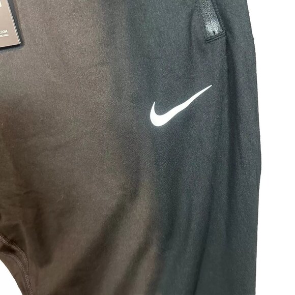 Nike Large Black/Gray Running Pants w/ Elastic Waistband, zip pockets and ankles - Picture 4 of 10